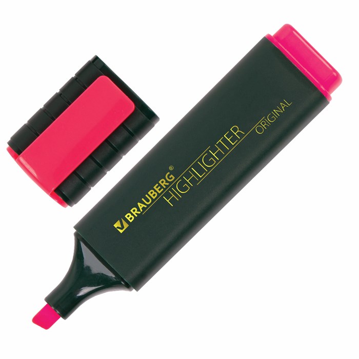 Текстовыделитель BRAUBERG "ORIGINAL", линия 1-5 мм 151682 - фото 102359
