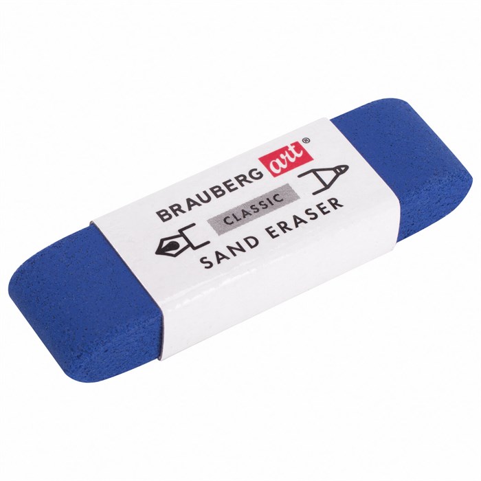 Ластик BRAUBERG ART CLASSIC SAND ERASER, 52х14х10 мм, АБРАЗИВНЫЙ ДЛЯ РУЧКИ И КАРАНДАША, 229579 229579 - фото 114107