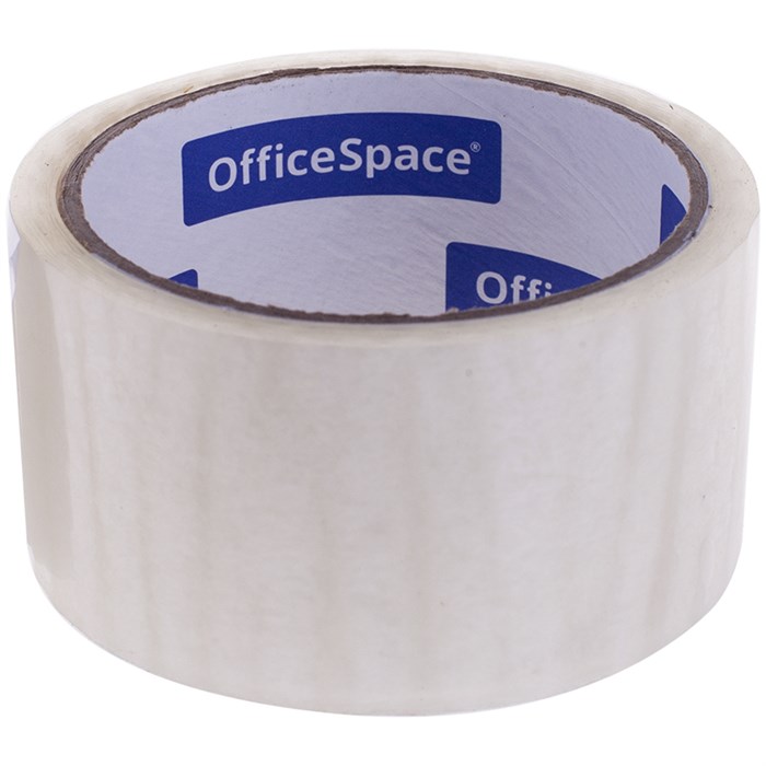 Клейкая лента упаковочная OfficeSpace, 48мм*40м, 38мкм, ШК O205467 - фото 121949