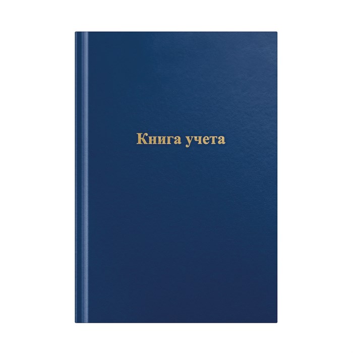 Книга учета OfficeSpace, А4, 192л., клетка, 200*290мм, бумвинил, цвет синий, блок газетный O315598 - фото 121980