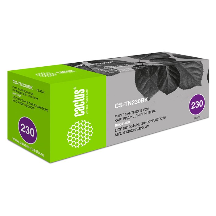 Картридж лазерный CACTUS (CS-TN230BK) для BROTHER DCP-9010CN/MFC-9120CN, черный, ресурс 2200 стр. 362703 - фото 123907