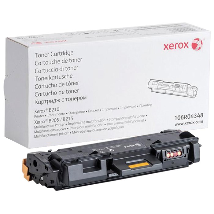 Тонер-картридж XEROX (106R04348) для B205/B210/B215, оригинальный, ресурс 3000 страниц 363326 - фото 124092