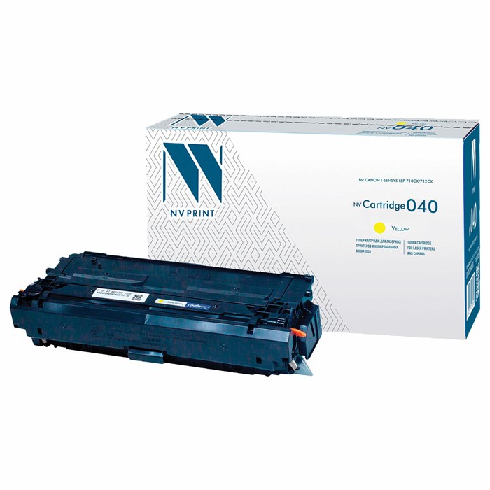 Картридж лазерный NV PRINT (NV-040Y) для Canon i-SENSYS LBP 710Cx/712Cx, желтый, ресурс 5400 страниц 364325 - фото 124693