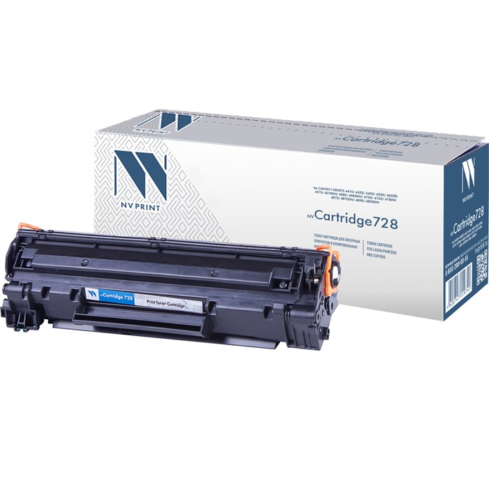 Картридж лазерный NV PRINT (NV-728) для CANON MF4410/4430/4450/4550dn/4580dn, ресурс 2100 стр. 361199 - фото 125077