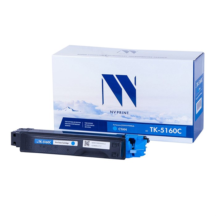 Тонер-картридж NV PRINT (NV-TK-5160C) для KYOCERA ECOSYS P7040cdn, голубой, ресурс 12000 стр. 363009 - фото 126175