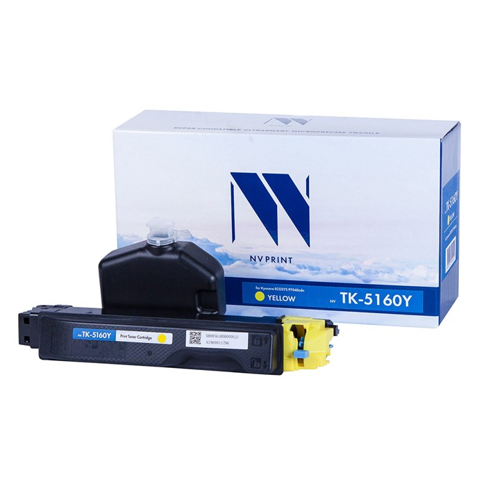 Тонер-картридж NV PRINT (NV-TK-5160Y) для KYOCERA ECOSYS P7040cdn, желтый, ресурс 12000 стр. 363011 - фото 126179