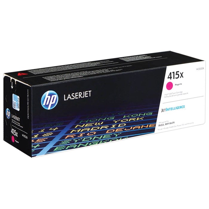 Картридж лазерный HP (W2033X) Color LaserJet M454dn/M479dw и др, №415X, пурпурный, оригинальный, ресурс 6000 страниц 363306 - фото 126452