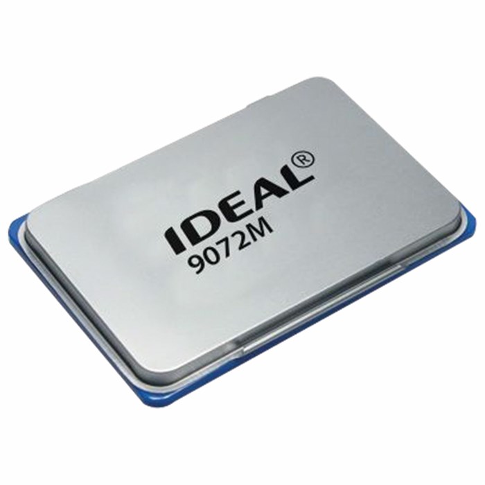 Штемпельная подушка TRODAT IDEAL, 110х70 мм, металлический корпус, синяя, 9072Мс, 190089 229576 - фото 188652