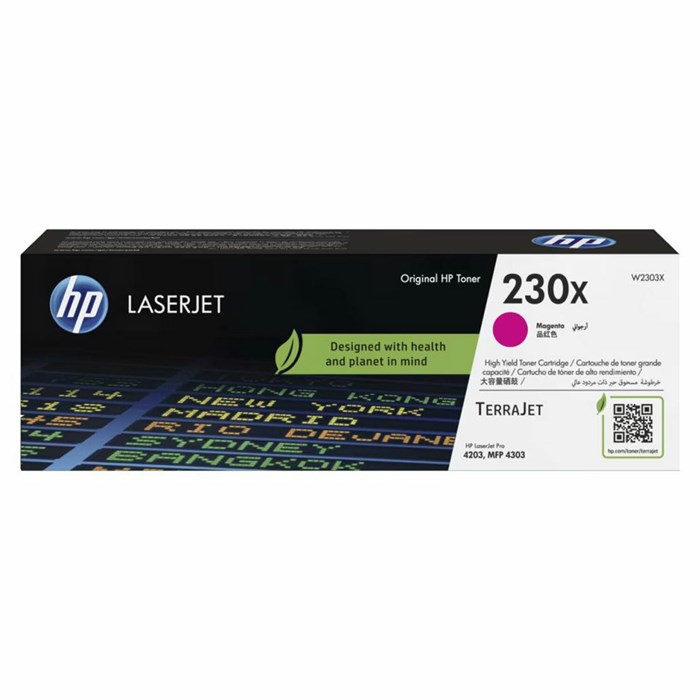 Картридж лазерный HP (W2303X) для Color LaserJet Pro 4303/4203,пурпурный, ресурс 5500 стр, оригинальный 364548 - фото 196508