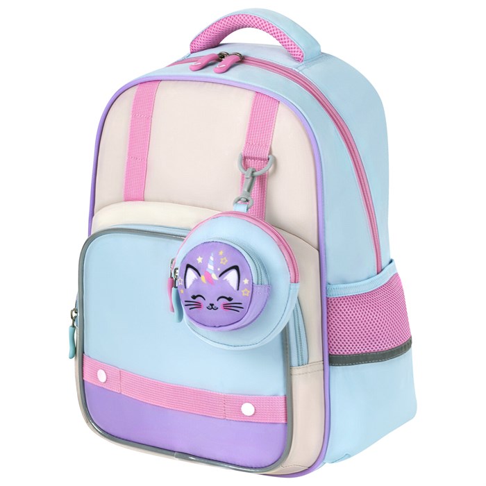 Рюкзак BRAUBERG KIDS MODE с кошельком в комплекте, 1 отделение, "Little sweetie", 39х28x15 см, 273125 273125 - фото 222280