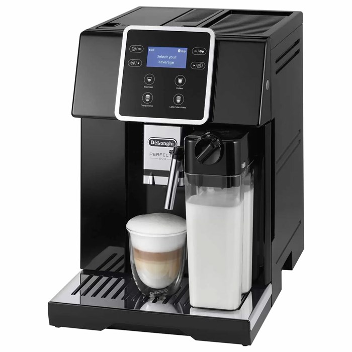 Кофемашина DELONGHI Perfecta Evo ESAM420.40.B, 1450 Вт, объем 1,4 л, автоматический капучинатор, черная 456525 - фото 239897