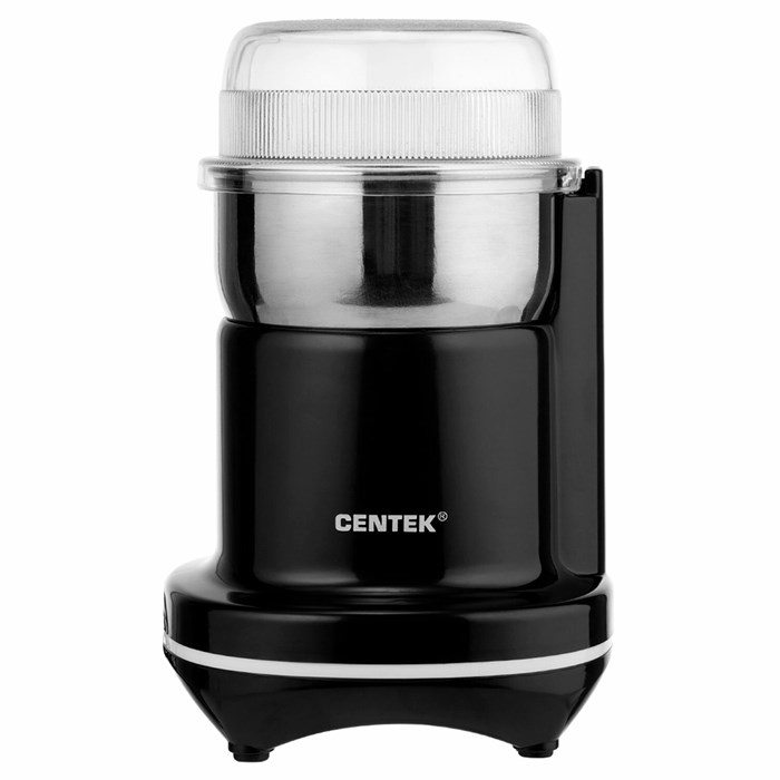 Кофемолка CENTEK CT-1365, мощность 250 Вт, вместимость 70 г, пластик, черная, CT-1365 Black 457582 - фото 240001