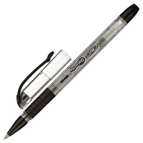 Ручка гелевая с грипом BIC "Gelocity Stic", ЧЕРНАЯ, узел 0,5 мм, линия письма 0,29 мм, CEL1010266 143753 - фото 269654