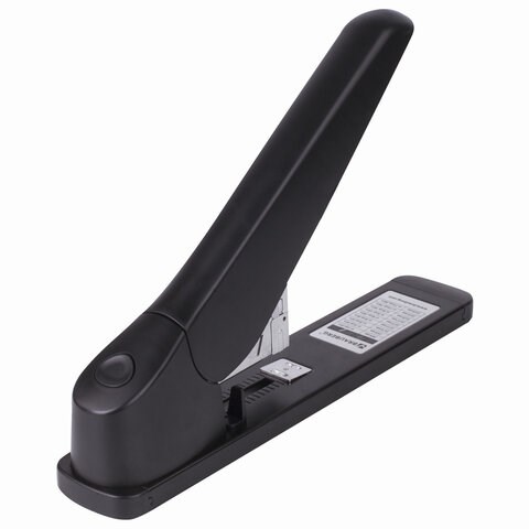 Степлер МОЩНЫЙ №24/6-23/24 BRAUBERG "Heavy duty MX", до 200 листов, черный, 222564 222564 - фото 272101