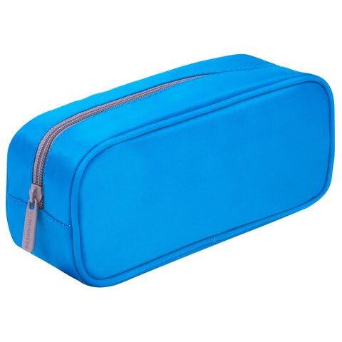 Пенал-косметичка BRAUBERG, мягкий, "KING SIZE BLUE", 20х8х9 см, 229018 229018 - фото 272834