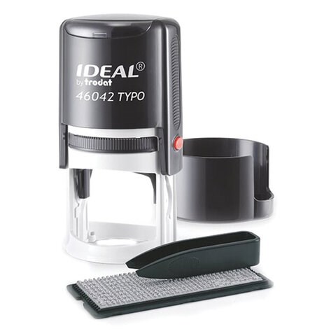 Печать самонаборная 1,5-круга, оттиск D=42 синий,TRODAT IDEAL 46042DB-R1,5, крышка, КАССА В КОМПЛЕКТЕ, 161484 237935 - фото 273729