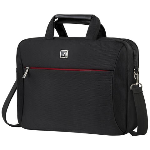 Сумка портфель BRAUBERG DANDY с отделением для ноутбука 15-16", 2 отделения, "Combi", черная, 32х41х10 см, 240397 240397 - фото 274005