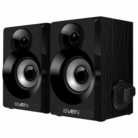 Колонки компьютерные SVEN SPS-517, 2.0, 6 Вт, питание USB, черные, SV-016180 263170 - фото 274120