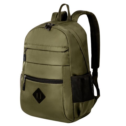 Рюкзак BRAUBERG DYNAMIC универсальный, эргономичный, хаки, 43х30х13 см, 270804 270804 - фото 274283
