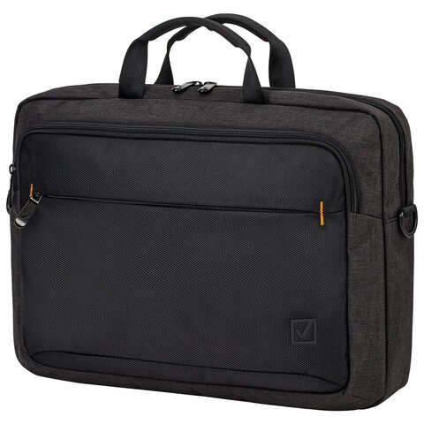 Сумка портфель BRAUBERG PRAGMATIC с отделением для ноутбука 15-16", "Vector", серо-черная, 30х42х8 см, 270827 270827 - фото 274296