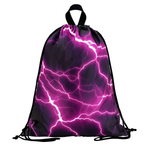 Мешок для обуви BRAUBERG большой удобный с ручкой, 51х41 см, Lightning, 272400 272400 - фото 274767