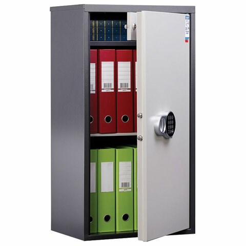 Шкаф металлический для документов AIKO "SL-87ТEL" ГРАФИТ, 870х460х340 мм, 21 кг, S10799090902 291194 - фото 275407