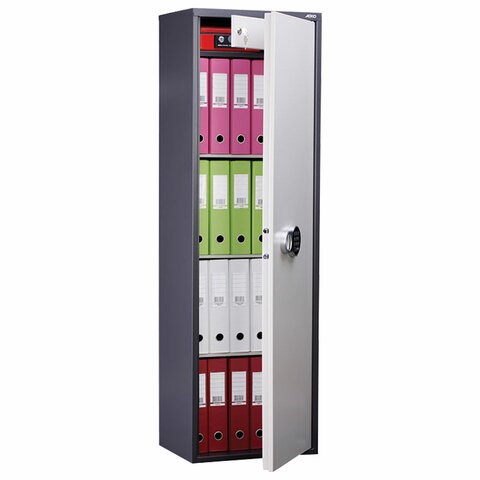 Шкаф металлический для документов AIKO "SL-150ТEL" ГРАФИТ, 1490х460х340 мм, 32 кг, S10799150902 291200 - фото 275413