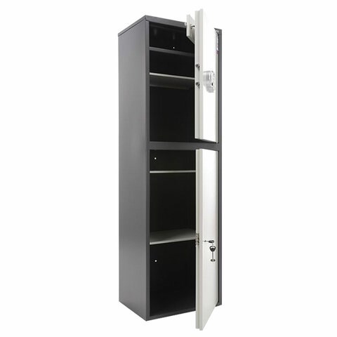 Шкаф металлический для документов AIKO "SL-150/2ТEL" ГРАФИТ, 1490х460х340 мм, 36 кг, S10799152902 291202 - фото 275414