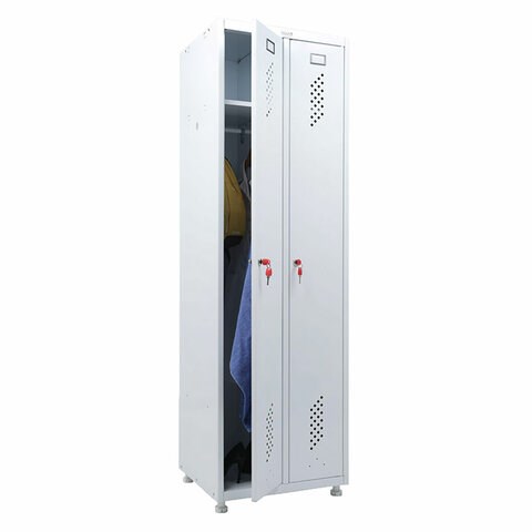Шкаф медицинский для одежды HILFE "МД 2 ШМ-SS" 1900х575х500 мм, белый, S26199302109 291325 - фото 275471