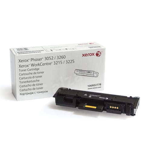 Тонер-картридж XEROX (106R02778) WC 3215/3225/Phaser 3052/3260, оригинальный, ресурс 3000 стр. 320599 - фото 275527
