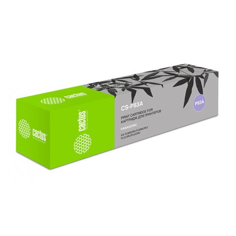 Тонер-картридж CACTUS (CS-P83A) для PANASONIC KX-FL511/513/540/611FLM651, ресурс 2500 стр. 320797 - фото 275560
