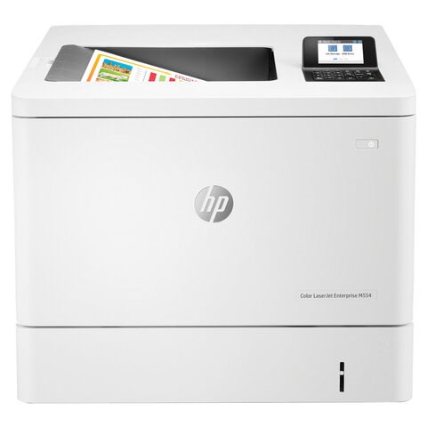 Принтер лазерный ЦВЕТНОЙ HP Color LJ Enterprise M554dn, А4, 33 стр./мин., 80000 стр./мес., ДУПЛЕКС, сетевая карта, 7ZU81A 354783 - фото 275755