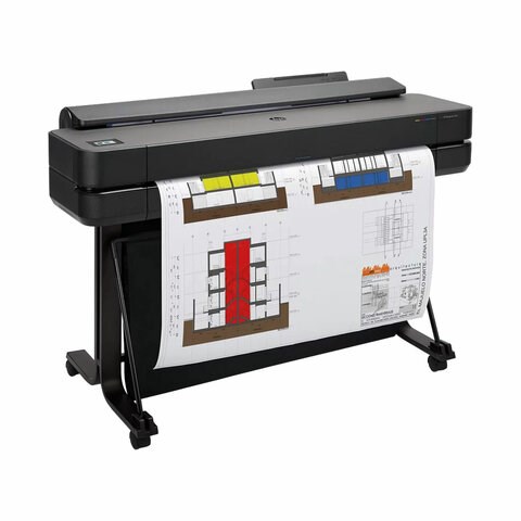 Плоттер HP DesignJet T650 36" A0, Wi-Fi, сетевая карта, с подставкой, 5HB10A 354798 - фото 275766