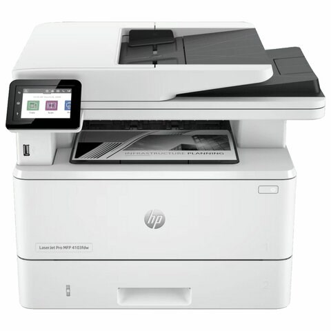 МФУ лазерное HP LaserJet Pro 4103fdw "4 в 1" А4, 40 стр./мин., 80000 стр./мес ДУПЛЕКС, ДАПД, Wi-Fi, сетевая карта, 2Z629A 354951 - фото 275840
