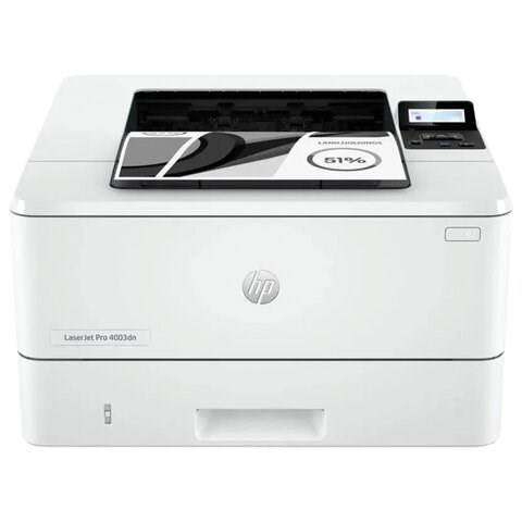 Принтер лазерный HP LaserJet Pro 4003dn, А4, 40 стр./мин., 80000 стр./мес., ДУПЛЕКС, сетевая карта, 2Z609A 354953 - фото 275842