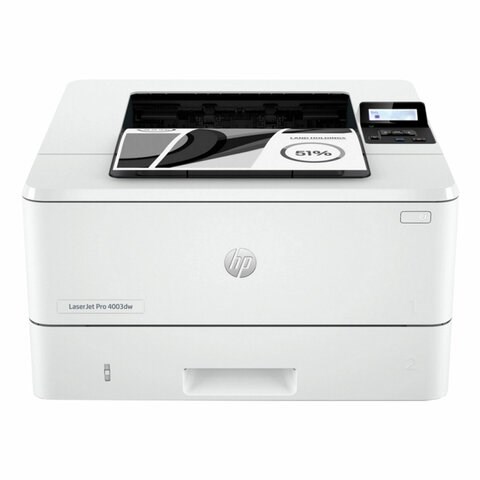 Принтер лазерный HP LaserJet Pro 4003dw, А4, 40 стр./мин., 80000 стр./мес., ДУПЛЕКС, Wi-Fi, сетевая карта, 2Z610A 354954 - фото 275843