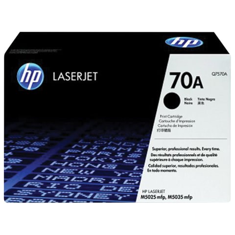 Картридж лазерный HP (Q7570A) LaserJet M5025/M5035, №70A, черный, оригинальный, ресурс 15000 страниц 360560 - фото 275925