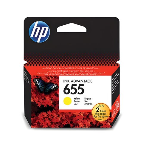Картридж струйный HP (CZ112AE) Deskjet Ink Advantage 3525/5525/4515/4525 №655, желтый, оригинальный 361012 - фото 276014