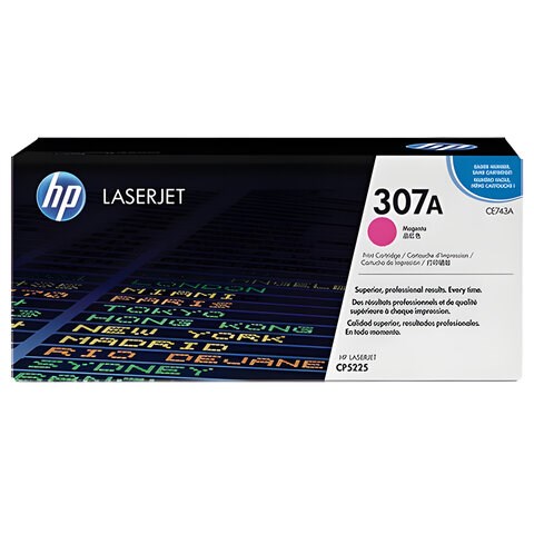 Картридж лазерный HP (CE743A) CLJ CP5225/5225N, №307A, пурпурный, оригинальный, ресурс 7300 страниц 361078 - фото 276024