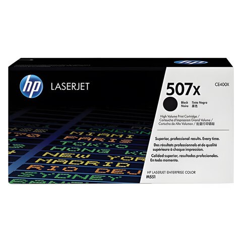 Картридж лазерный HP (CE400X) LaserJet Pro M570dn/M570dw, №507X, черный, оригинальный, ресурс 11000 страниц 361140 - фото 276039