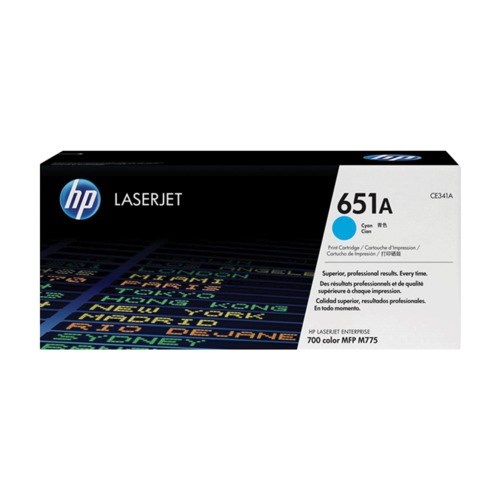 Картридж лазерный HP (CE341A) CLJ Enterprise 700 M775dn/f/z, №651A, голубой, оригинальный, ресурс 16000 страниц 361453 - фото 276159