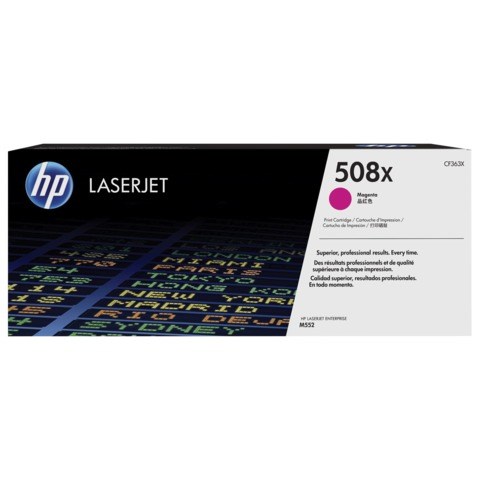 Картридж лазерный HP (CF363X) LaserJet Pro M552/M553, №508X, пурпурный, оригинальный, ресурс 9500 страниц 361717 - фото 276239