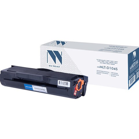 Картридж лазерный NV PRINT (NV-MLT-D104S) для SAMSUNG ML-1660/1665/1667, ресурс 1500 стр. 361747 - фото 276250