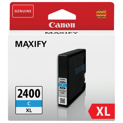 Картридж струйный CANON (PGI-2400XLС) iB4040/MB5040/MB5340, голубой, оригинальный, ресурс 1500 стр., 9274B001 362102 - фото 276474