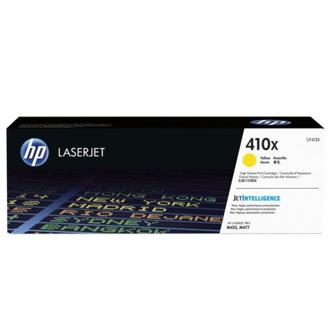 Картридж лазерный HP (CF412X) LaserJet Pro M477/M452, №410X, желтый, оригинальный, 5000 страниц 362116 - фото 276488