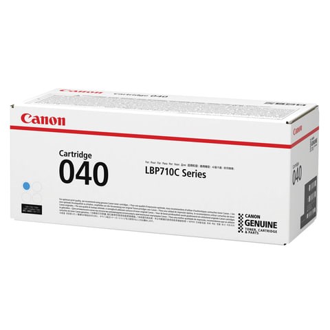 Картридж лазерный CANON (040С) i-SENSYS LBP710Cx/LBP712Cx, оригинальный, голубой, ресурс 5400 страниц, 0458C001 362356 - фото 276595