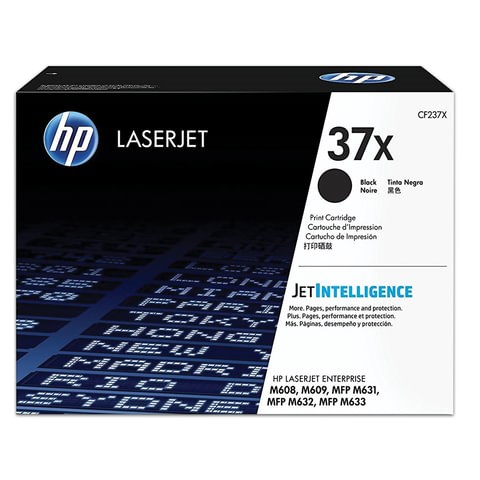 Картридж лазерный HP (CF237X) LaserJet Enterprise M608/M609/M631/M632, №37X, оригинальный, ресурс 25000 страниц 362907 - фото 276865
