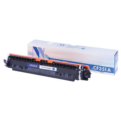 Картридж лазерный NV PRINT (NV-CF351A) для HP LJ M176n/ M177fw, голубой, ресурс 1000 страниц 363284 - фото 277115