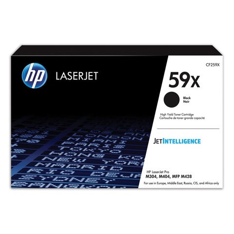 Картридж лазерный HP (CF259X) LaserJet Pro M404n/dn/dw/M428dw/fdn/fdw, №59X, оригинальный, ресурс, 10000 страниц 363294 - фото 277125