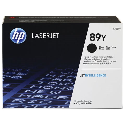 Картридж лазерный HP (CF289Y) LaserJet Enterprise M507dn/x/528dn и др., №89Y, оригинальный, ресурс 20000 страниц 363298 - фото 277129